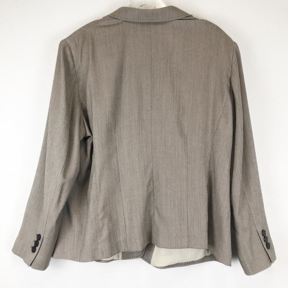 Lafayette 148 Lightweight Virgin Wool Blend Single Button Summer Blazer Jacket - Picture 2 of 16